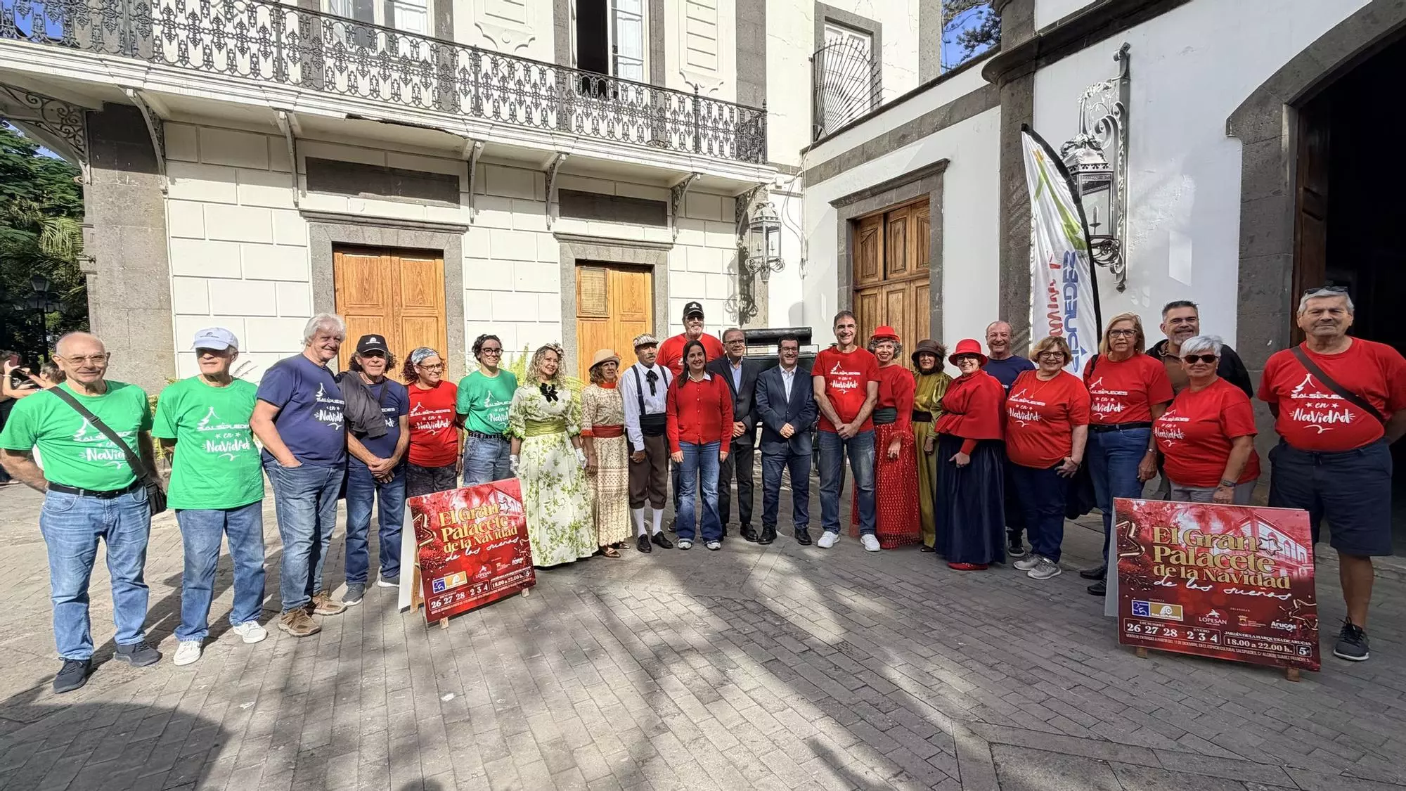 Ochenta actores dan vida al mayor evento navideño en el Palacete de la Marquesa de Arucas