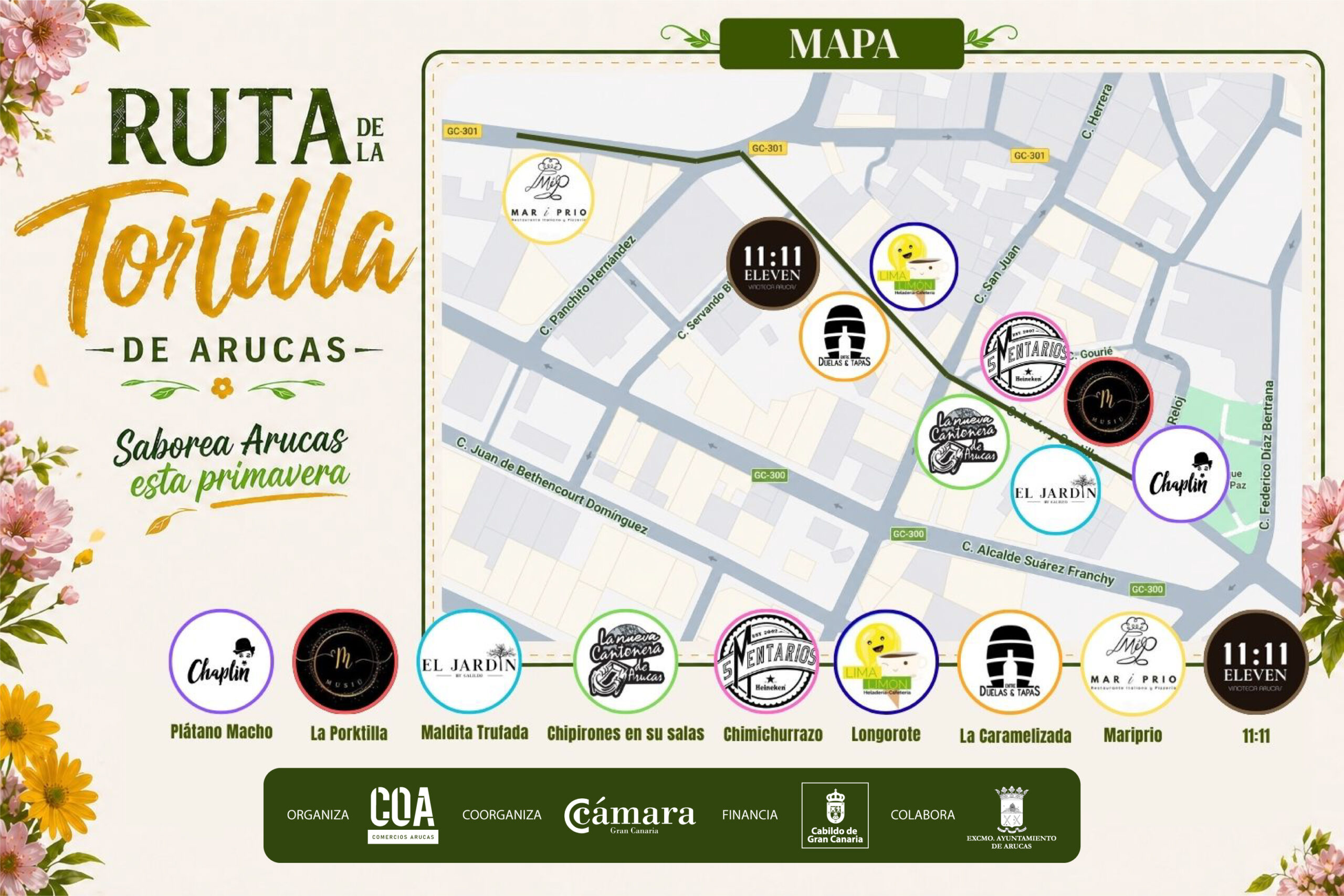 La Ruta de la Tortilla de Arucas vuelve a conquistar miles de paladares
